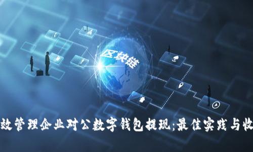 如何高效管理企业对公数字钱包提现:最佳实践与收益分析